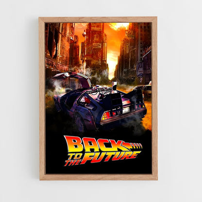 back-to-the-future-5 cadre Bois clair