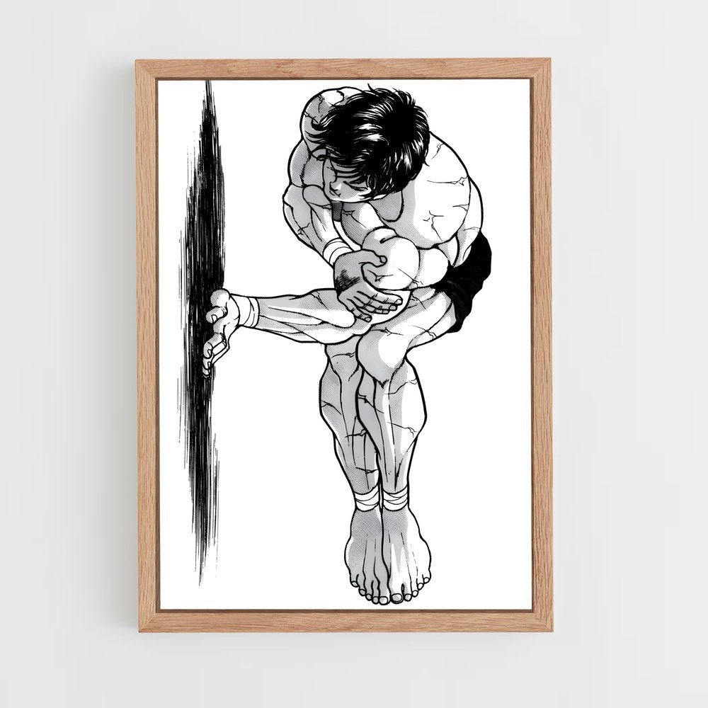 baki-4 cadre Bois clair