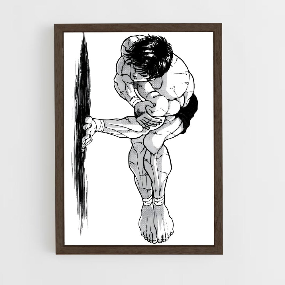 baki-4 cadre Bois foncé