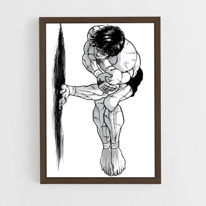 baki-4 cadre Bois foncé