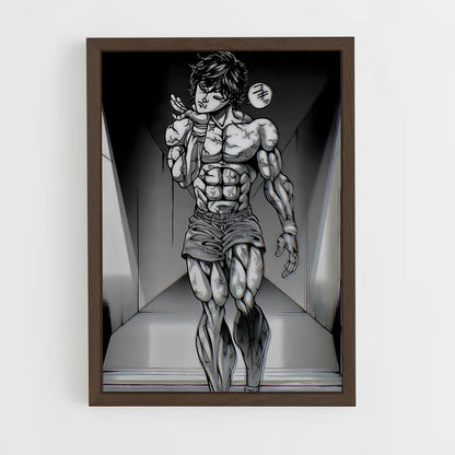 baki-8 cadre Bois foncé