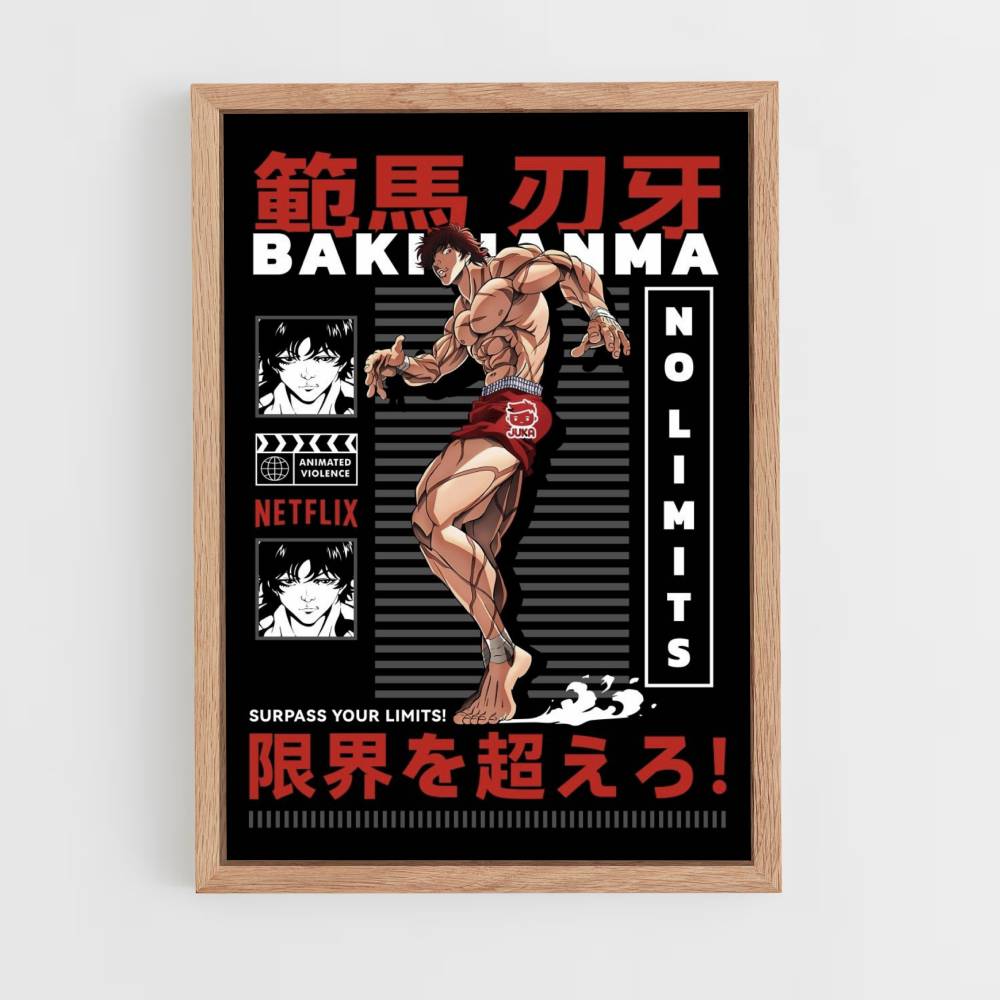 Baki japonés Póster