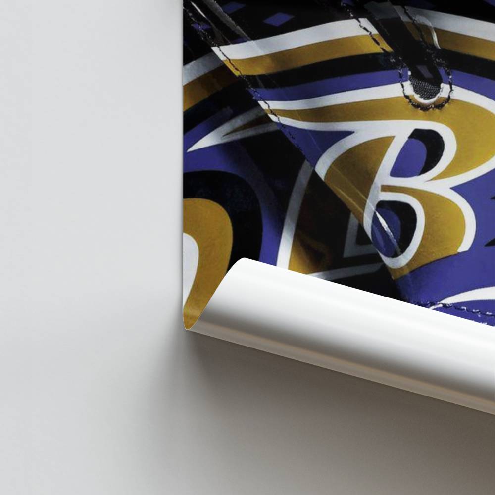 Póster Guantes de los Baltimore Ravens