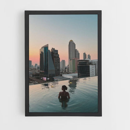 Póster Bangkok en la azotea