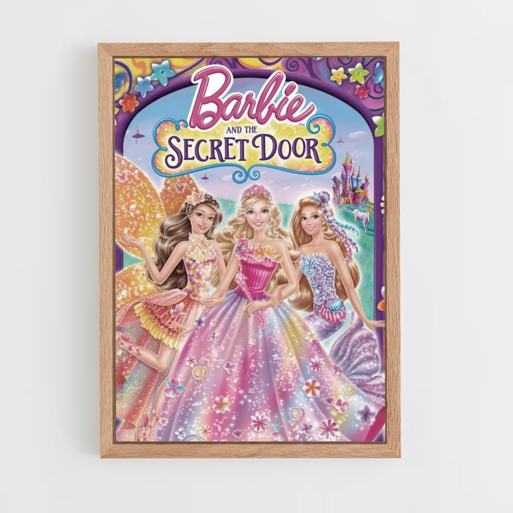 Póster Barbie Puerta Secreta