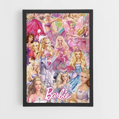 Póster Barbie Collage