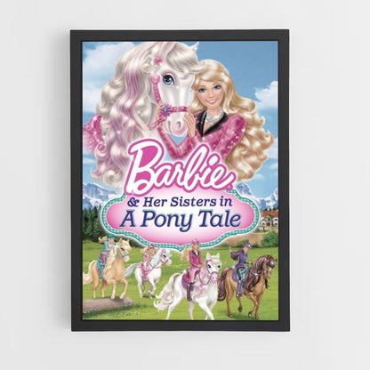 Cuento de Barbie Pony Póster