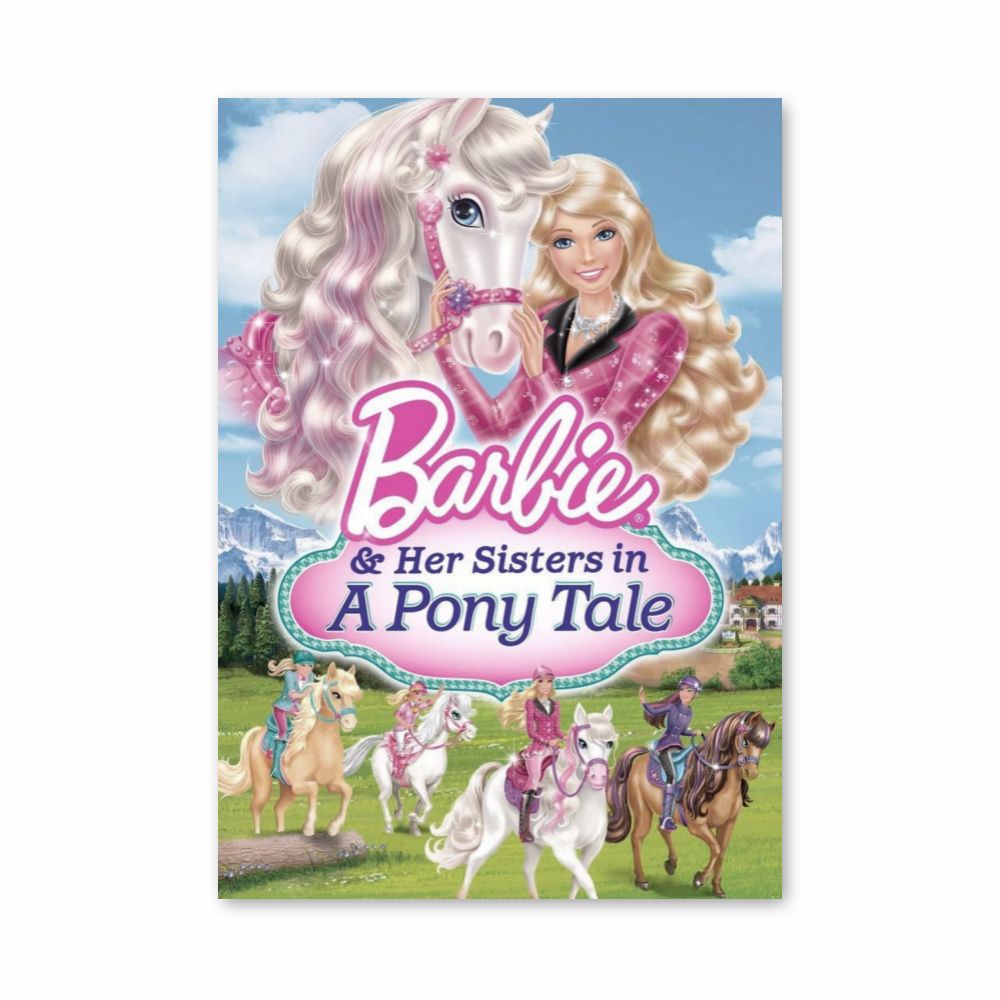 Cuento de Barbie Pony Póster