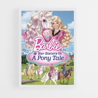 Cuento de Barbie Pony Póster