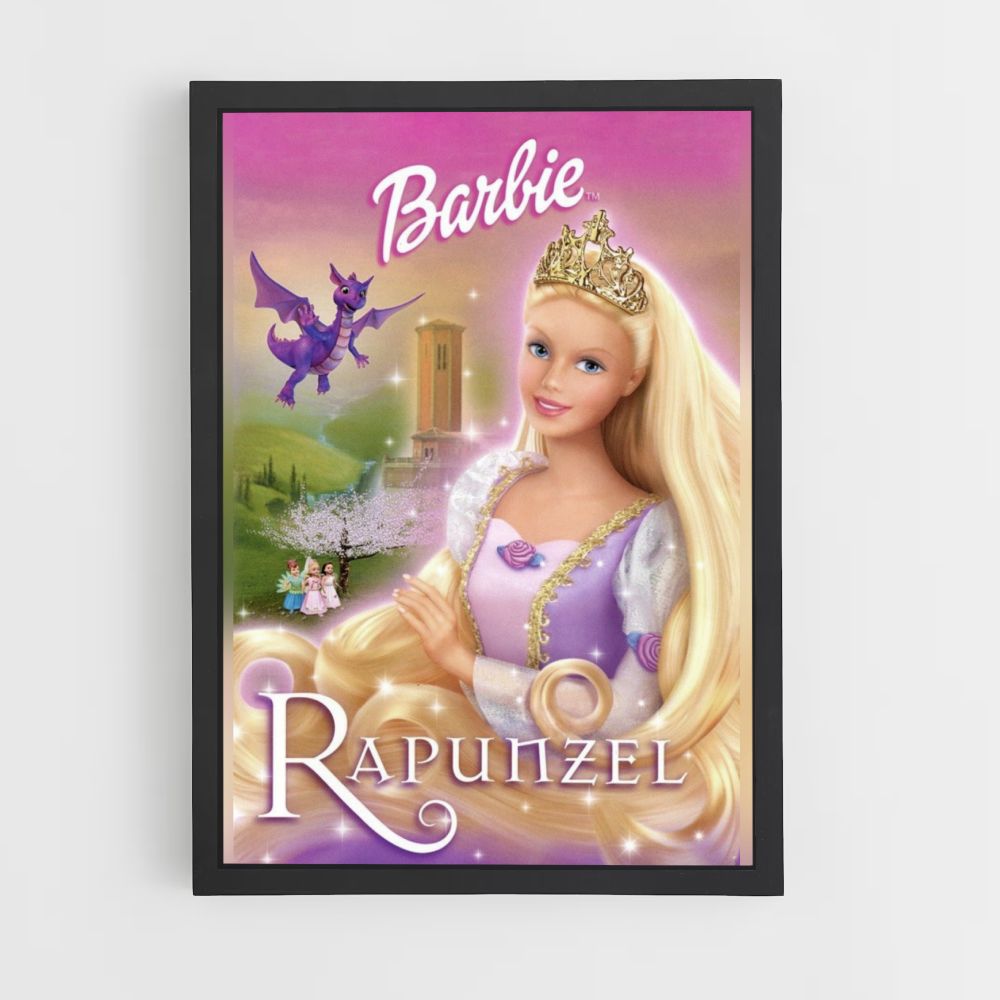 Póster Barbie Rapunzel