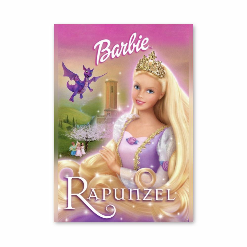 Póster Barbie Rapunzel