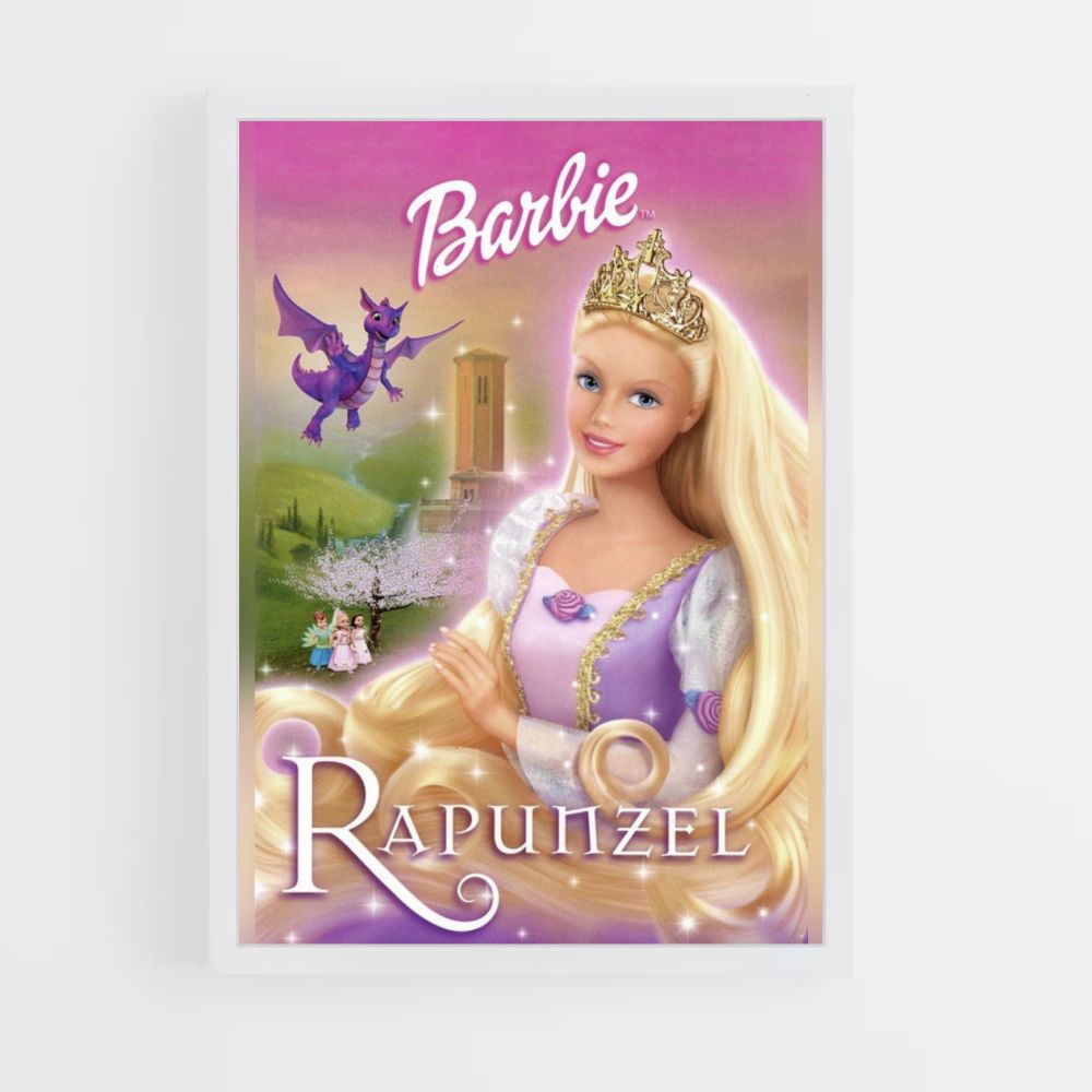 Póster Barbie Rapunzel