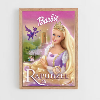 Póster Barbie Rapunzel