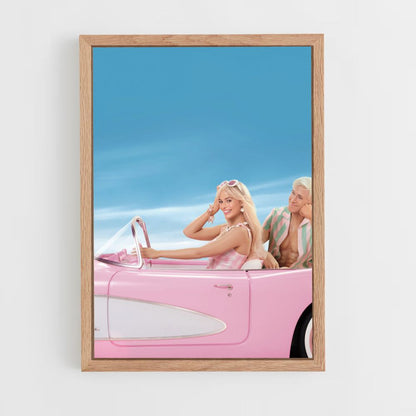 Póster Coche Barbie