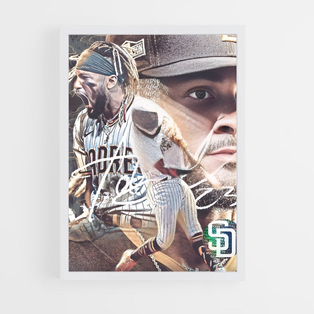 baseball-11 cadre Blanc