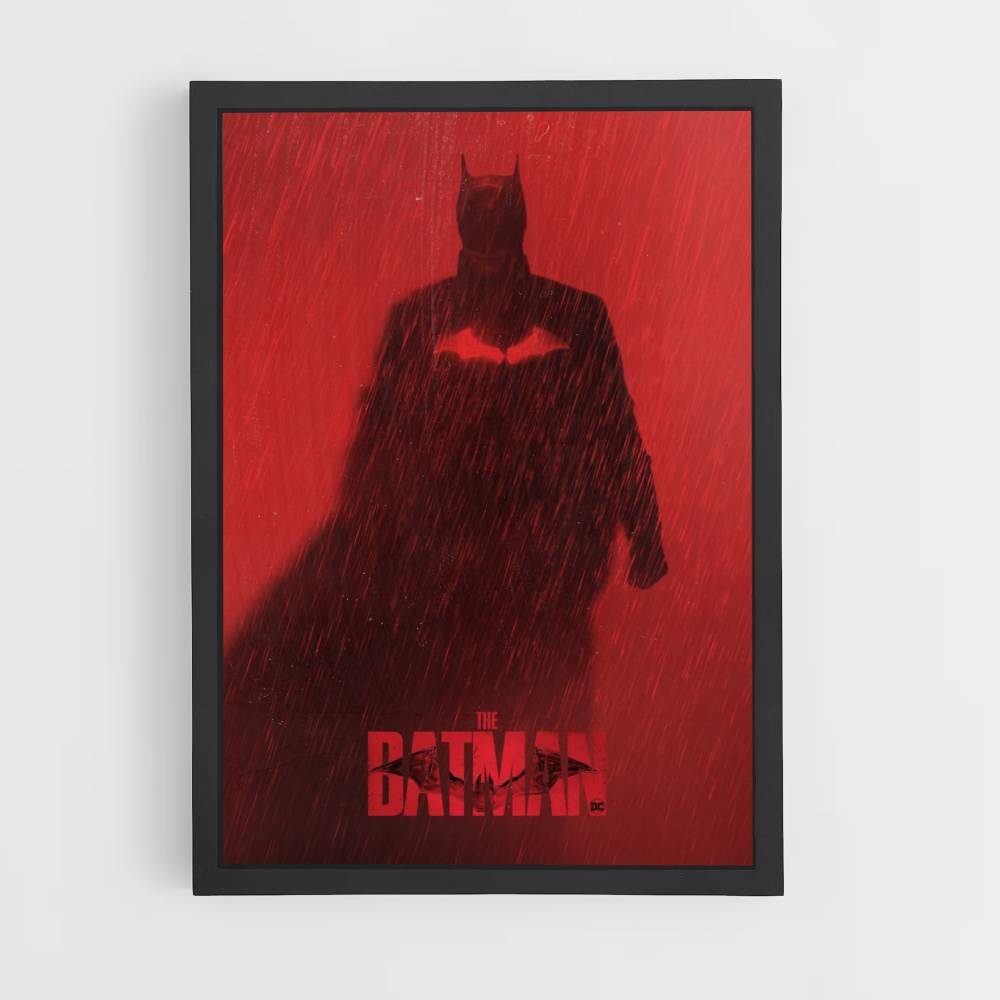 Póster Batman Rojo