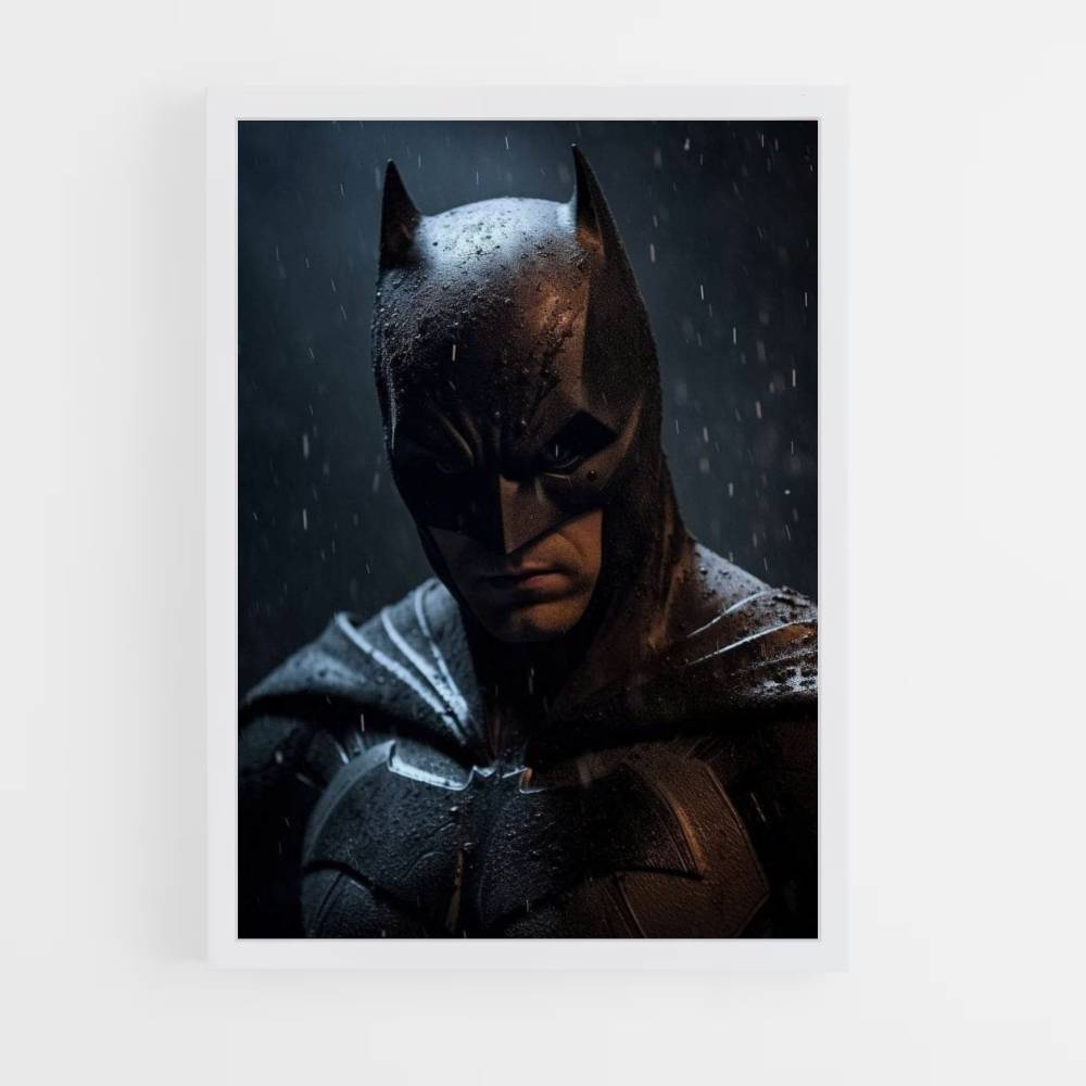 Póster Batman Lluvia