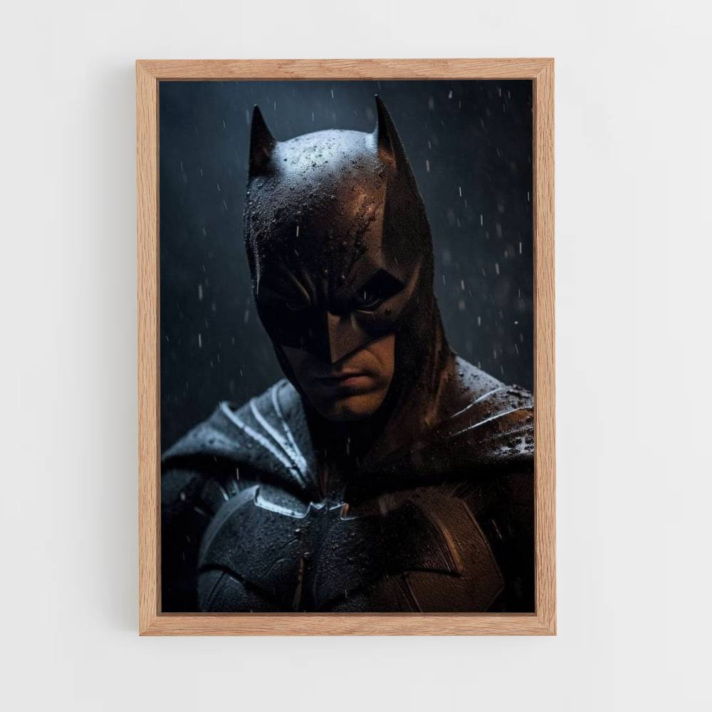 Póster Batman Lluvia