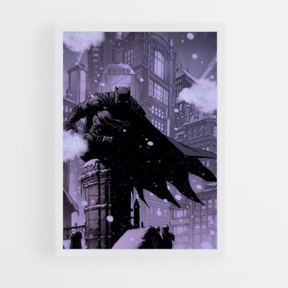 Póster Batman Nieve