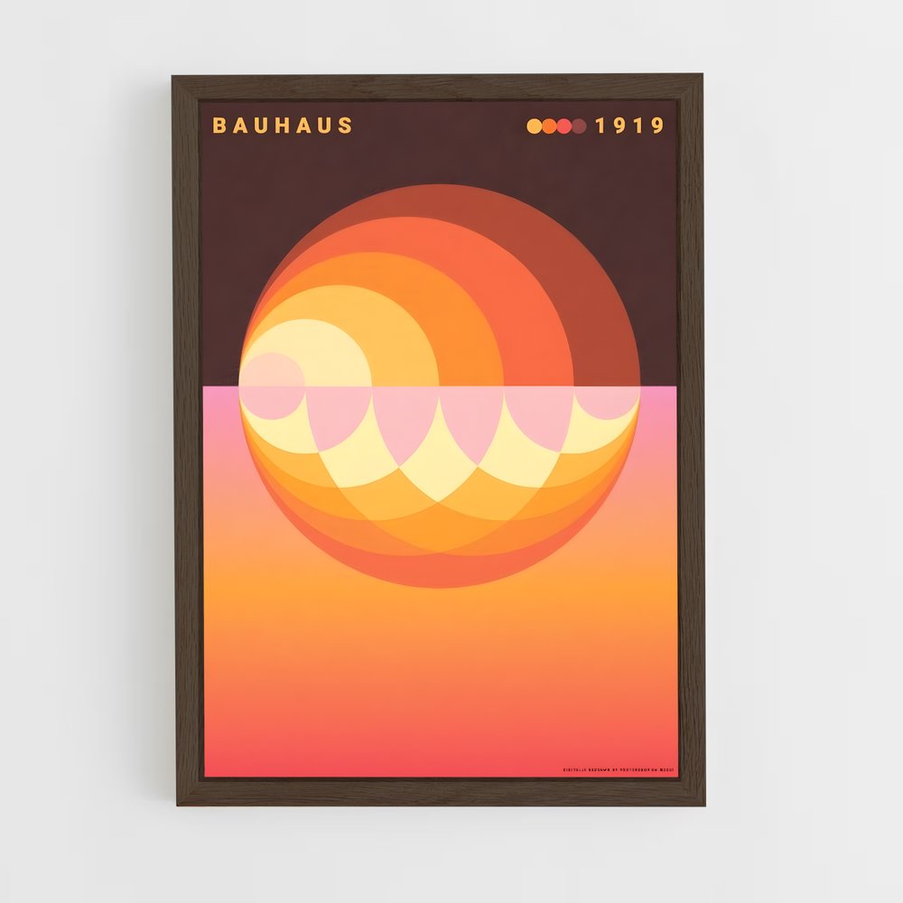 bauhaus-1 cadre Bois foncé