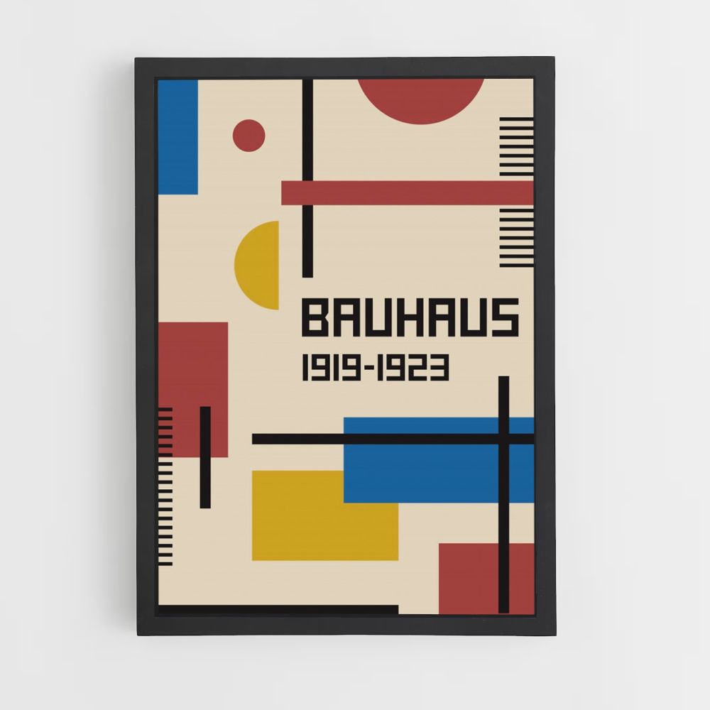 Póster El tiempo de la Bauhaus