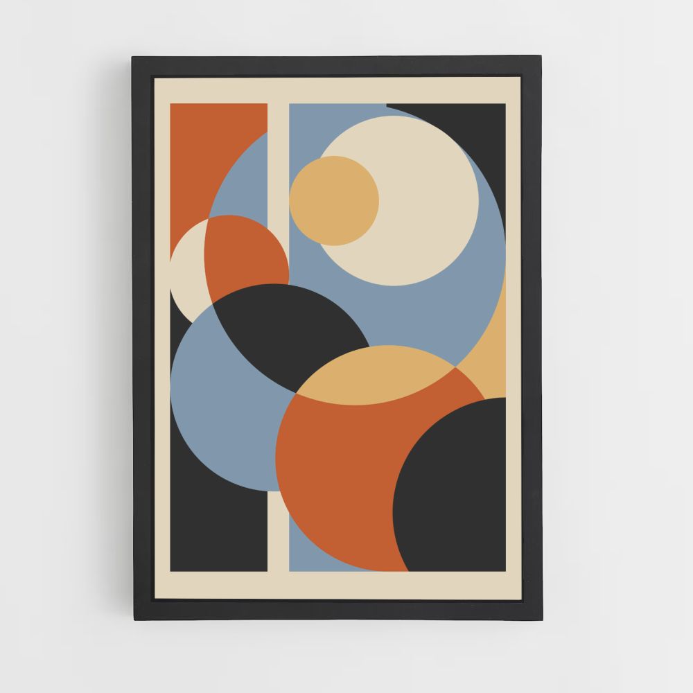 Póster Círculo Bauhaus