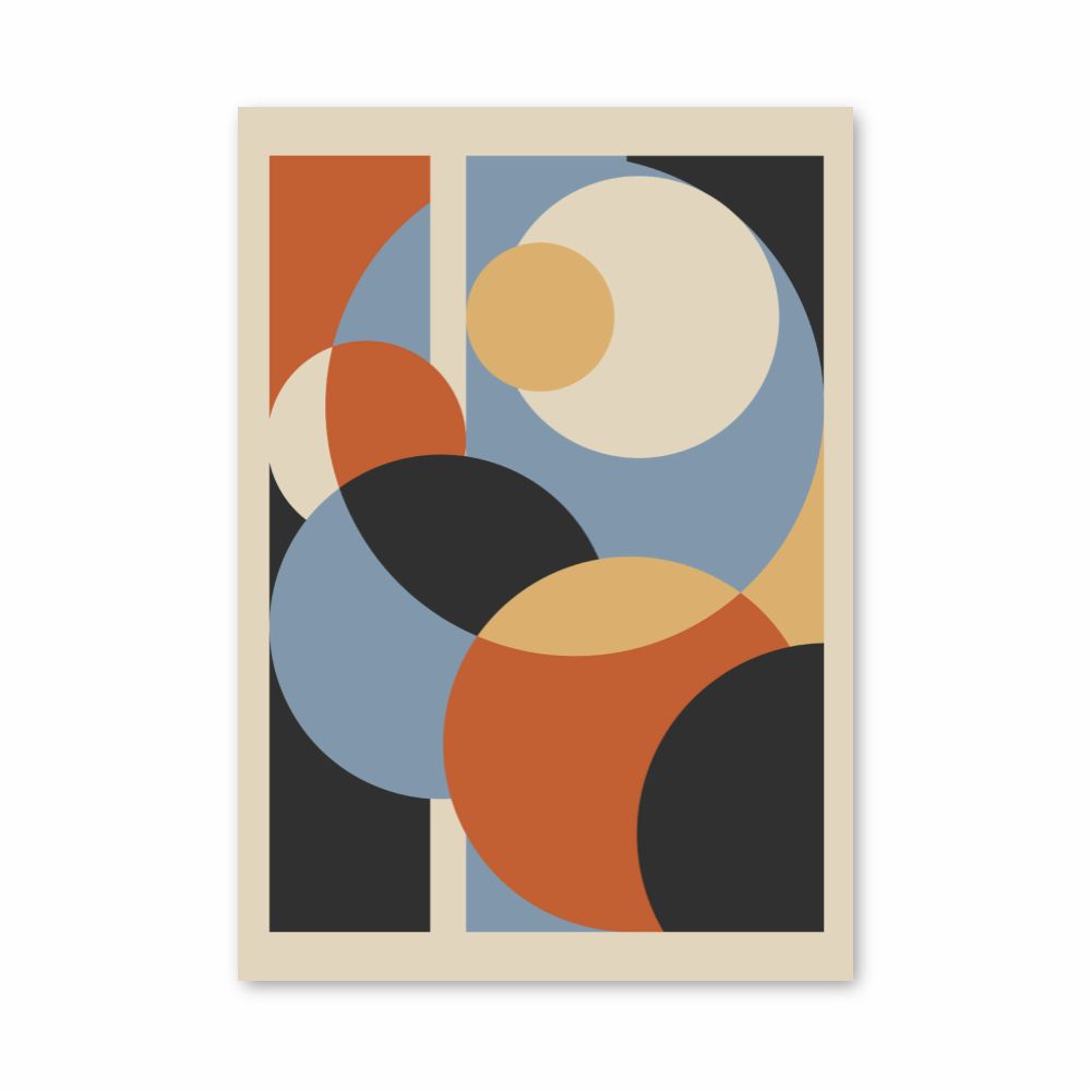 Póster Círculo Bauhaus