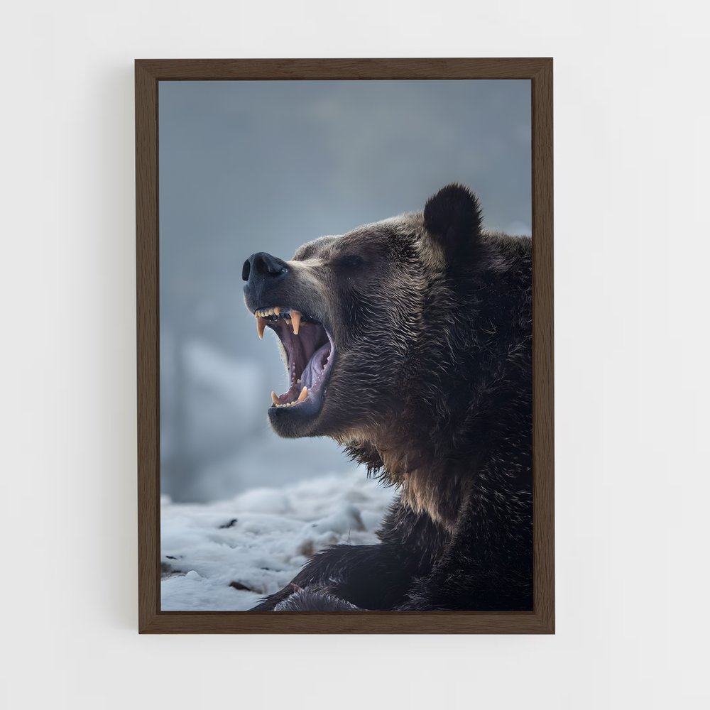 bear-2 cadre Bois foncé