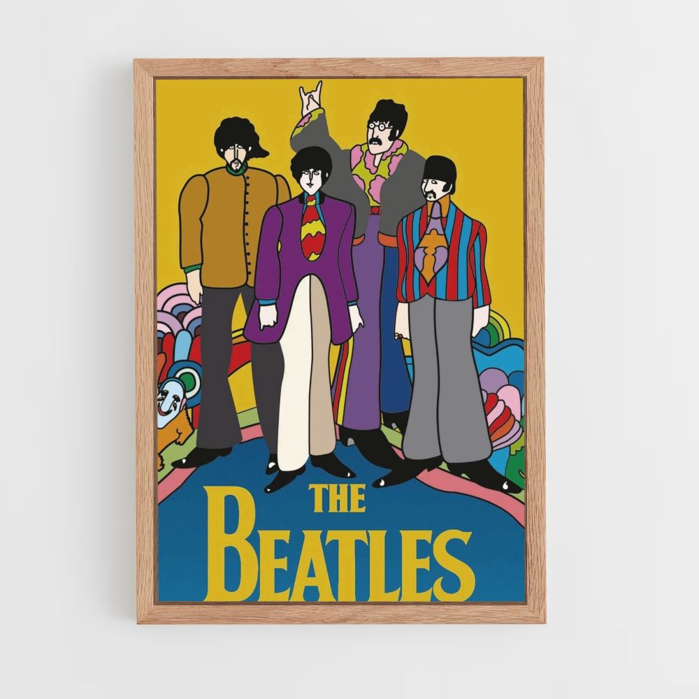 Cartel Los Beatles