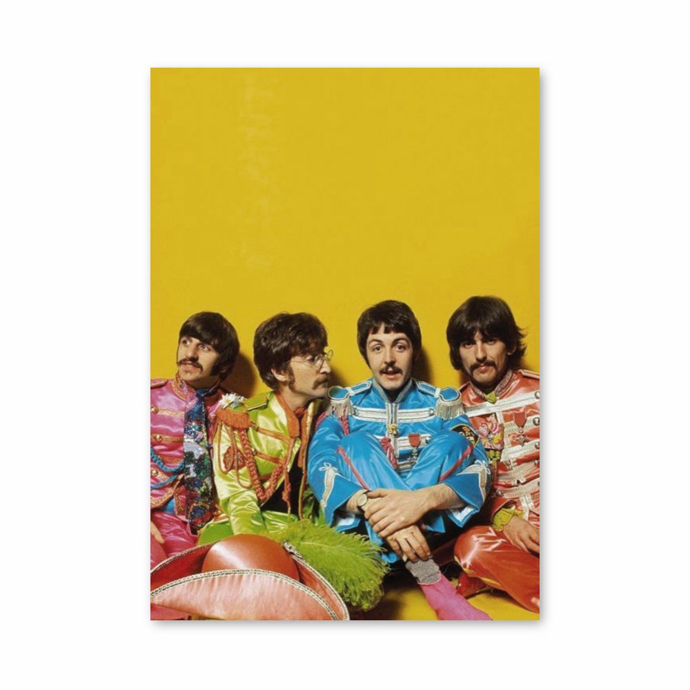 Póster Los Beatles Colorido