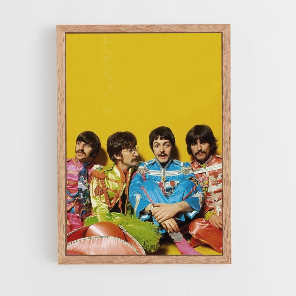 Póster Los Beatles Colorido