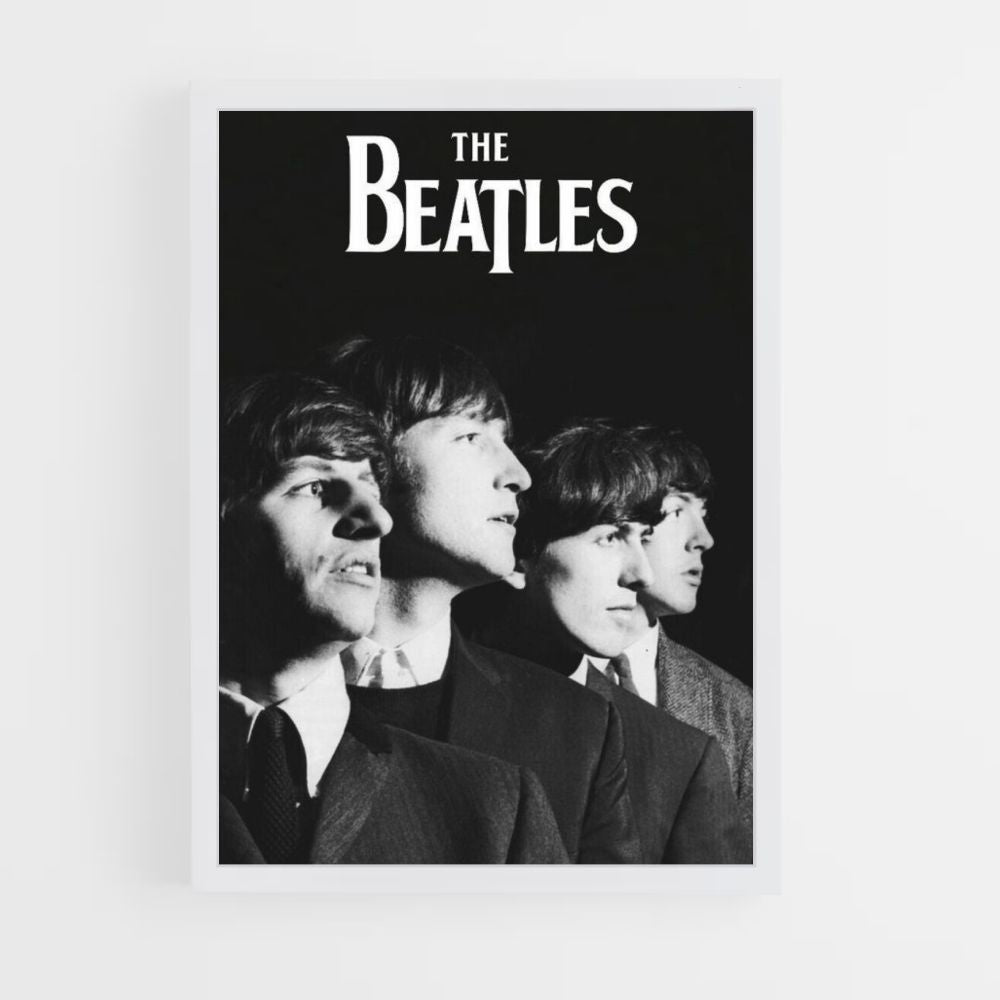 Cartel Los Beatles Retro