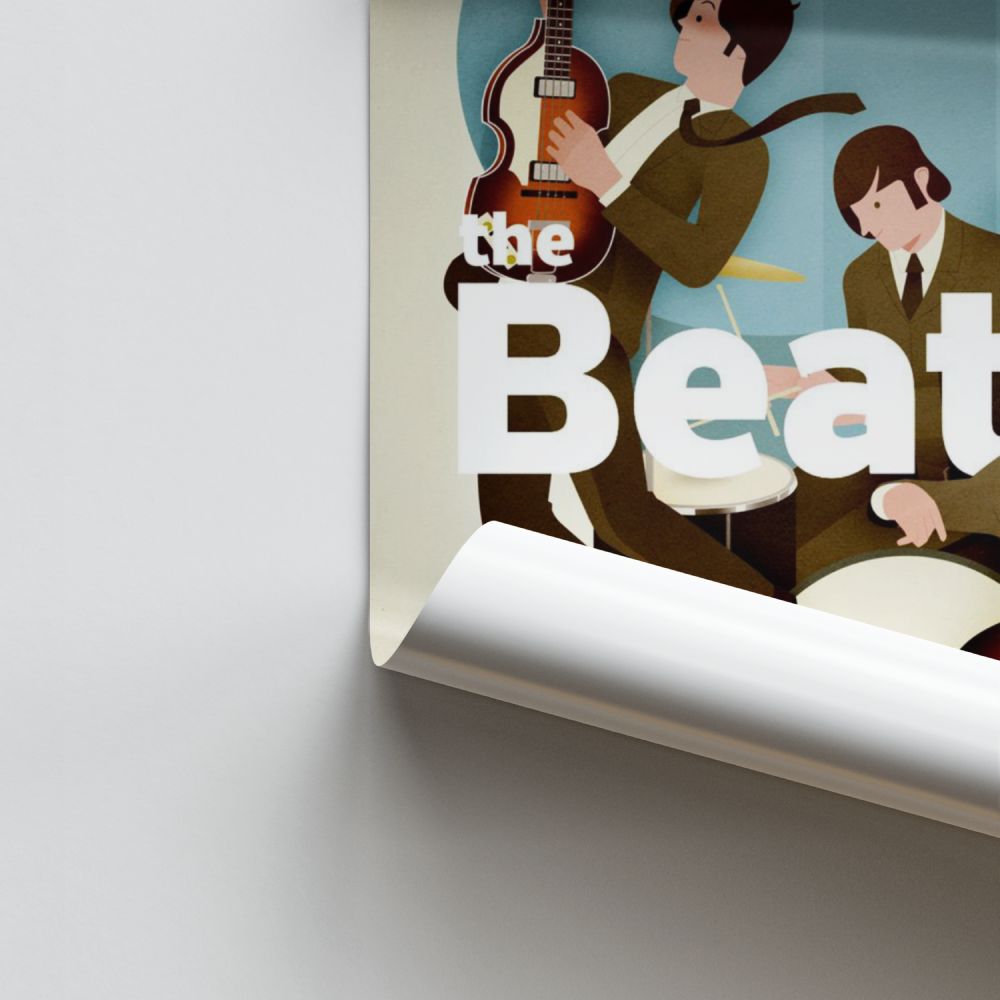 Póster Los Beatles Diseño