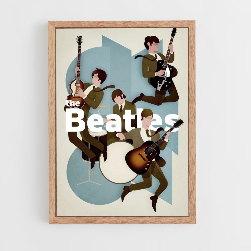 Póster Los Beatles Diseño