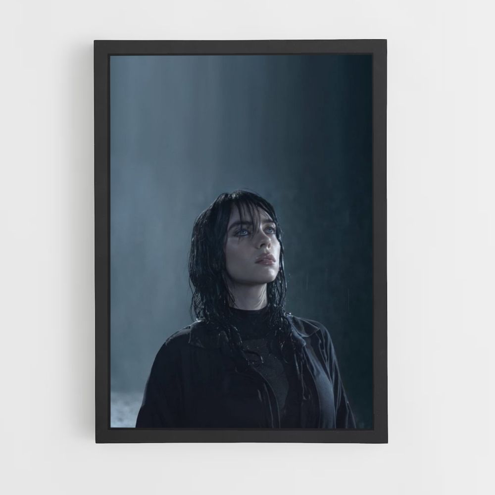 Póster Billie Eilish Lluvia