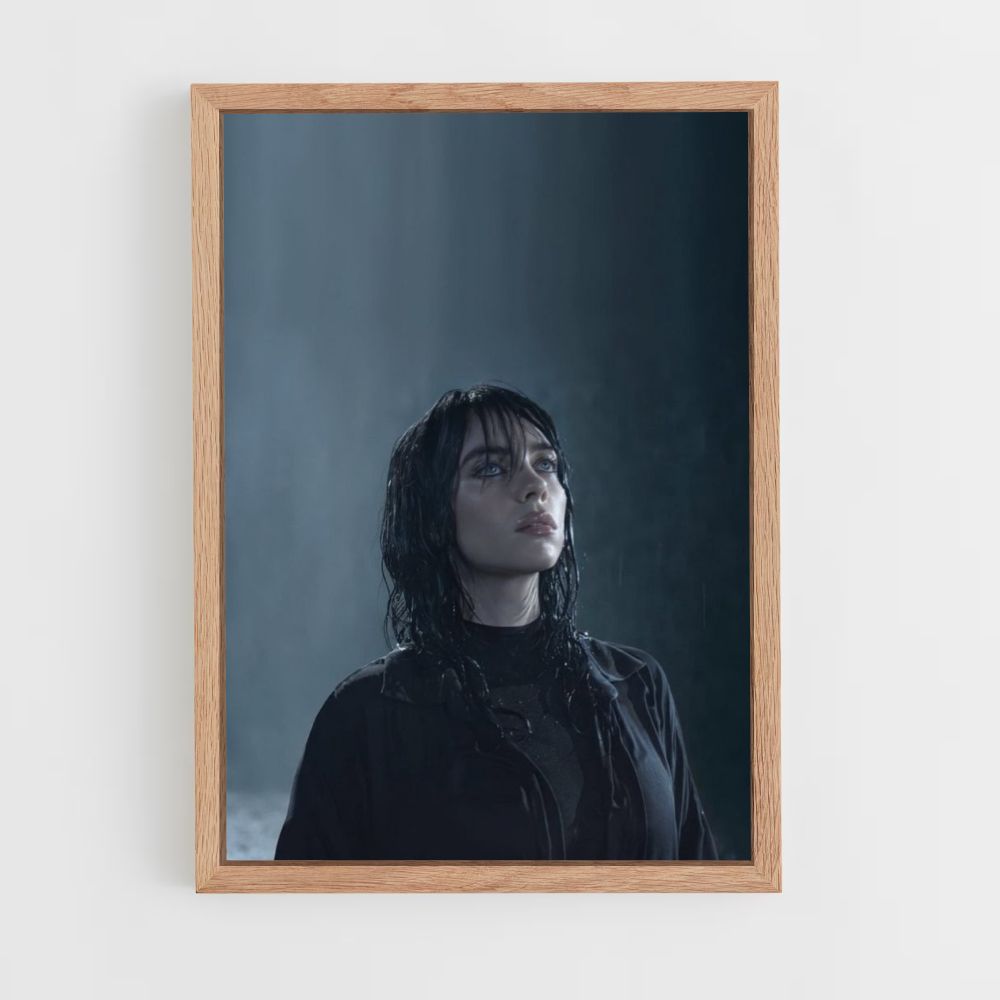 Póster Billie Eilish Lluvia