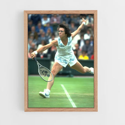 billie-jean-king-4 cadre Bois clair
