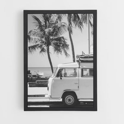 Póster Blanco y Negro Miami