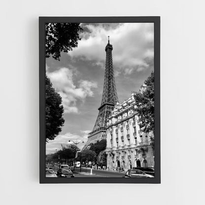 Póster París en blanco y negro