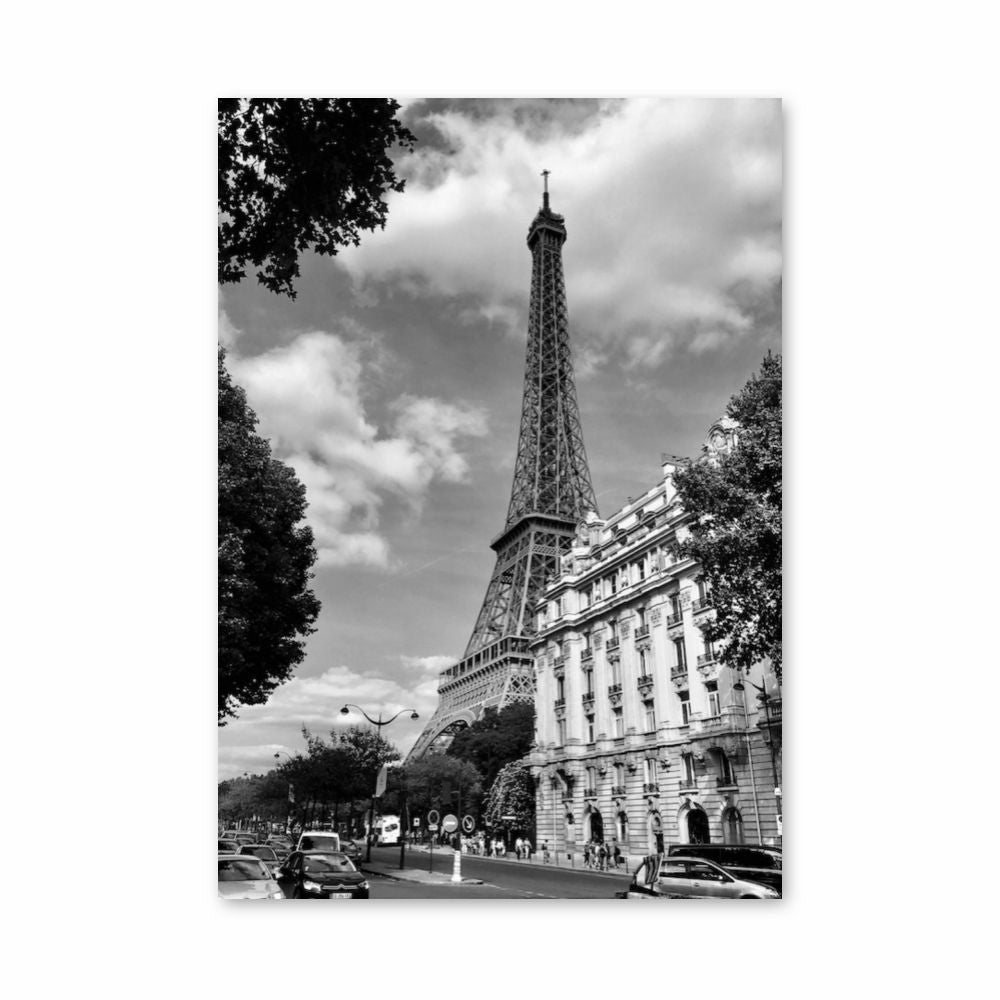 Póster París en blanco y negro