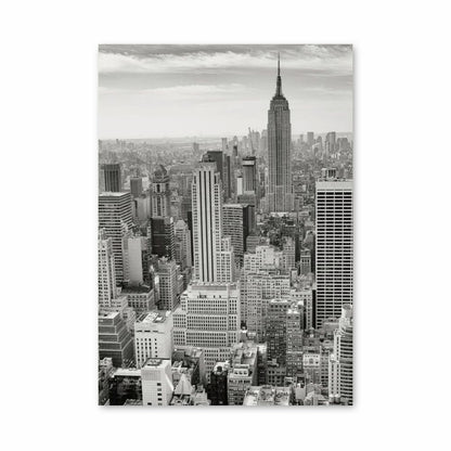 Póster Edificios en blanco y negro