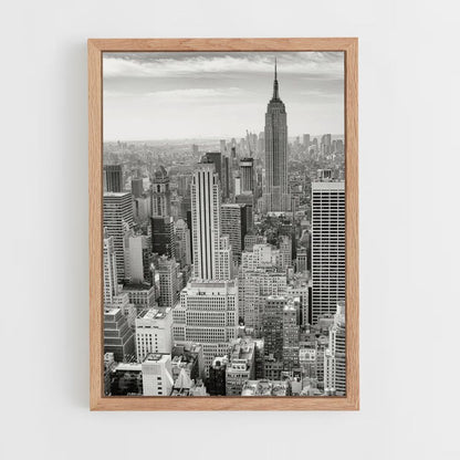 Póster Edificios en blanco y negro