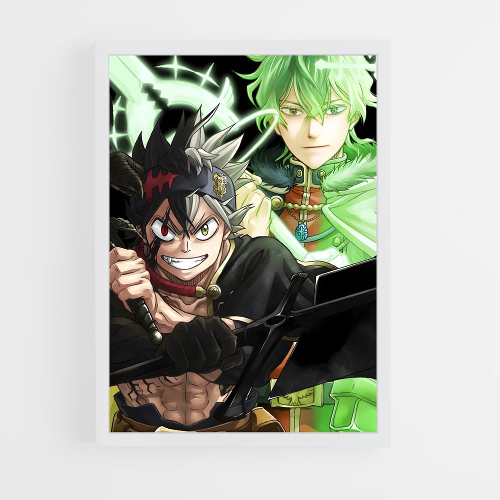 black-clover-10 cadre Blanc