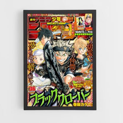 black-clover-12 cadre Noir