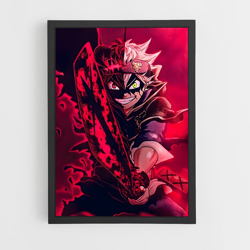black-clover-15 cadre Noir