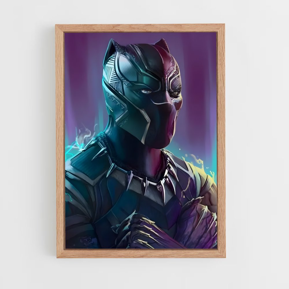 black-panther-3 cadre Bois clair