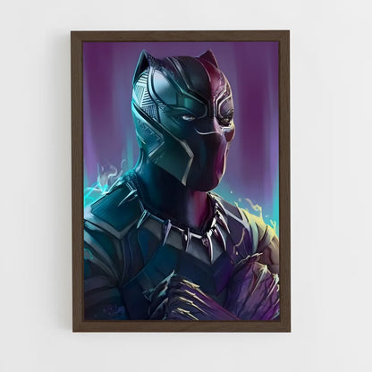 black-panther-3 cadre Bois foncé