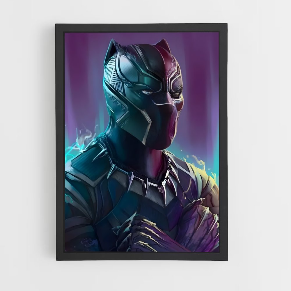 black-panther-3 cadre Noir