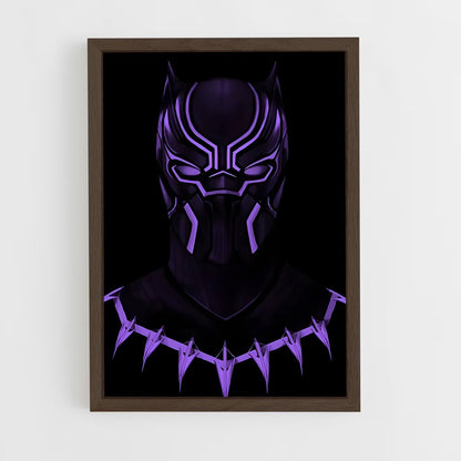 black-panther-4 cadre Bois foncé