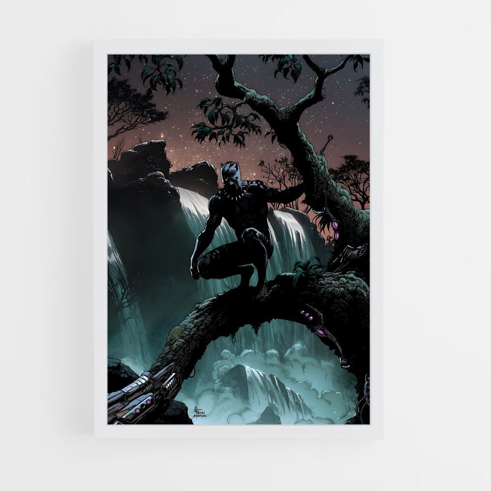 black-panther-7 cadre Blanc